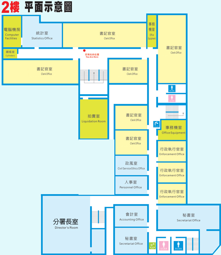 2樓平面示意圖